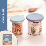 Food Huggers - Can Set Of 2 Cool Blue. Fixed Price $14.99.