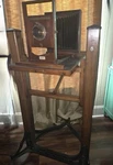 Century Sesquicentennial No. 1 Studio Camera Brown Black Cast Iron & Wood. Fixed Price $1450.00.