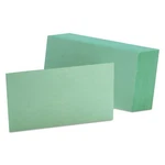 Oxford Blank Color Index Cards 3" 5" Green 100 Per Pack 7320. Fixed Price $10.58.