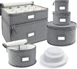 Lotfancy China Storage Containers Quilted 6-PIECE Set Box- Stores. Fixed Price $51.37.