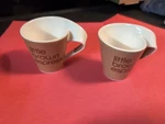 Newwave Caffe Little Brown Espresso Cups Villeroy & Boch Set Of 2. Fixed Price $6.75.