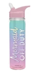 Slant Collections Acrylic Water Bottle With Built-in Straw, 18-OUNCE, Off D. Fixed Price $14.00.