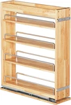 4-TIER Pull Out Kitchen Cabinet Spice Rack Holder Shelves (5" W X 22" D),. Fixed Price $311.99.