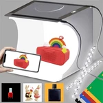 Mini Studio Box Portable Folding Photography Tent 40 Led Lights 6 Ba. Fixed Price $13.67.