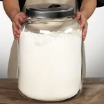 Daitouge Large Glass Jars With Lids, 5.5 Gallon (21000 Ml) Canisters - Sup. Fixed Price $91.62.