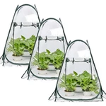 Porayhut Pop Up Greenhouse Cover,pack Of 3 Pcs,flower Mini Gardening Pl.... Fixed Price $95.29.
