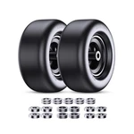 13X6.50-6" Flat Free Lawn Mower Tires, Universal Fit Solid Front For Ze.... Fixed Price $143.52.