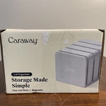 New Caraway 4 Lid Magnetic Rack Divider Organizer Storage Holder. Fixed Price $46.00.