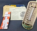 1930S Vintage Taylor Oven Thermometer Recipe Box Blue/gold Kitchen Free Shipping. Fixed Price $34.16.