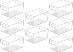 Control Kitchen Clear Plastic Storage Bins Organizers. Fixed Price $89.99.