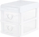 Gracious Living 2-DRAWER Desktop And Countertop Organizer 1 Pack, White. Fixed Price $30.04.
