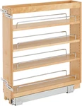 Wood Pullout Kitchen Cabinet Organizer For 5.5" Opening - Spice Caddy & Sea. Fixed Price $438.99.