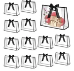 Sel Natural Pcs Clear Gift Bags With Handles Count (pack Of 12), Black. Fixed Price $12.81.