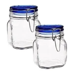 Bormioli Rocco Fido Collection, Pack, 25 Oz. Food Storage Glass Jars, Airtigh. Fixed Price $58.43.