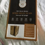 Belmint Bamboo Display 4 Compartment Tea Bag Box Rotating Spinner Storage Caddy. Fixed Price $44.99.
