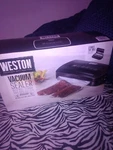 Weston Vacuum Sealer With Roll Cutter,includes 20 Ft & 10 Bags # 65-3001-W. Fixed Price $62.95.