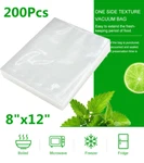 200 Quart 8X12 Foodvacbags 4MIL Embossed Vacuum Sealer For Foodsaver Machine. Fixed Price $32.80.