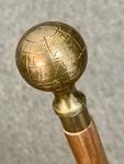 Handmade Antique Brass Round Victorian Handle Designer Wooden Walking Stick Gift. Fixed Price $19.00.