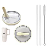 2 Pack 40 Oz Tumbler Flip Straw Lid Replacement Fit For Hydrojug(only), Spill.... Fixed Price $23.48.