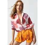 Jen's Pirate Booty For Free People Venice Beach Button Down Shirt Pink. Fixed Price $25.00.
