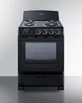 Summit Appliances 24 Inch Freestanding Electric Range With Coil Elements. Fixed Price $1080.00.