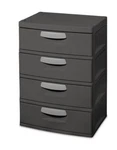 Sterilite 4 - Heavy Duty Plastic Drawer Storage Gray (no Assembly Required). Fixed Price $135.00.