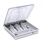 Utensil Holder For Countertop With Lid, Plastic Silverware Tray Drawer, 5.... Fixed Price $36.97.