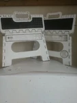 1( One Simplify 9" Folding Step Sturdy White Handle ,easy Open Stool.. Fixed Price $18.99.