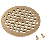 Oatey 80020 Floor Drain Grate, Round, Brass, 5-1/4 Dia, Thick,. Fixed Price $30.89.