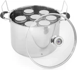 Barton 20QT Canner With 7 Jars Temp & Rack Multi Use Stainless Steel Canning. Fixed Price $59.99.