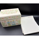 Vtg Gibson Pennsylvania Dutch Design Recipe Box Hearts And Flowers Made In Usa. Fixed Price $22.00.