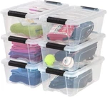 Iris Usa 13 Qt Plastic Storage Box With Lid And Latches 6 Pack Bpa-free, See. Fixed Price $48.20.