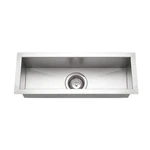 Houzer CTB-2385 Contempo Trough 23" Undermount Bar Sink With Strainer And Grid. Fixed Price $263.25.