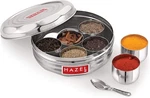 Hazel Staineless Steel Msala Dabba With 7 Compartments Spice Box Lid &.... Fixed Price $43.90.