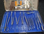 Basic Hand Surgery Set Of Micro Surgical Instruments With Case. Fixed Price $150.91.