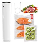 Compact Handheld Vacuum Sealer With 30 Bags Portable Food Saver Machine. Fixed Price $40.00.