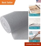 Shelf Liner, Non-adhesive Roll Drawer Liners 12 Inches X 20 Feet, Slip Gr.... Fixed Price $37.82.