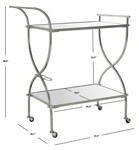 Safavieh Lucretius Bar Cart, Reduced Price 2172777925 FOX2556A. Fixed Price $163.00.