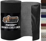 Gorilla Powergrip Drawer Shelf Cabinet Liner, Thick Strong Non-adhesive, 12. Fixed Price $31.98.