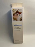 Brightroom Expandable Drawer Dividers-white PLASTIC-2 Count-expands 15.2"-21.1". Fixed Price $15.99.