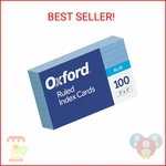 Oxford Ruled Color Index Cards, 3" 5", Blue, 100 Per Pack (7321 Blu). Fixed Price $8.20.