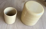 Interdesign Plastic Swivel Organizer With Matching Utility Cup Soft Wheat. Fixed Price $40.00.