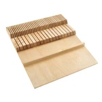Rev-a-shelf Dual Row Trimmable Knife Block Drawer Organizer Insert, 4WDKB-1. Fixed Price $138.99.