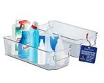 Lifemaster Stackable Pantry Organizers, Storage Bins - 4 Pack Clear. Fixed Price $26.63.