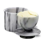 Norpro White Porcelain Butter Keeper. Fixed Price $15.00.