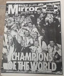 England Rugby World Cup Winner Newspaper Nations Australia Poster Old Uk 2026. Fixed Price $11.93.