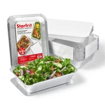 Starfrit 30-PACK Aluminum Storage Containers Lids 8.5X 6 2.25 Lb Capacity. Fixed Price $37.36.