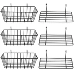 Yaegoo 3 Pack Wire Baskets And Shelves - Hanging Shelf For Wall Grid Panel. Fixed Price $34.32.