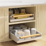 2 Pack No-drill Pull Out Cabinet Organizer 15.3'' Deep Expandable Slide D.... Fixed Price $69.02.