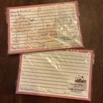 Studio 18 Country-strawberry-chickens-recipe Cards 4 By 6 Sets Of 20 Ea.. Fixed Price $5.00.